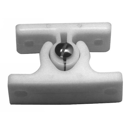 Eberhard Manufacturing Co Adjstble Nylon Door Holder EMC 1-555-2 WHITE